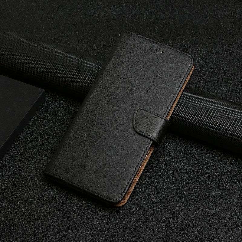 Folio-hoesje voor Xiaomi 11T / 11T Pro Echt Nappaleer