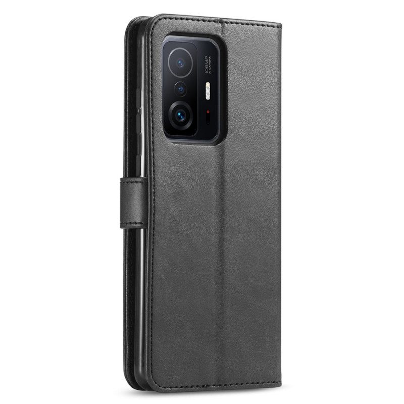 Folio-hoesje voor Xiaomi 11T / 11T Pro Lc.imeeke Ledereffect