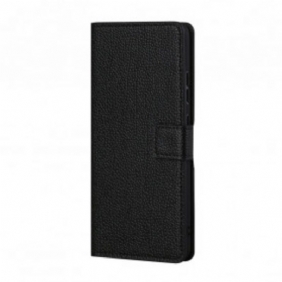 Folio-hoesje voor Xiaomi 11T / 11T Pro Litchi-nerf Leereffect