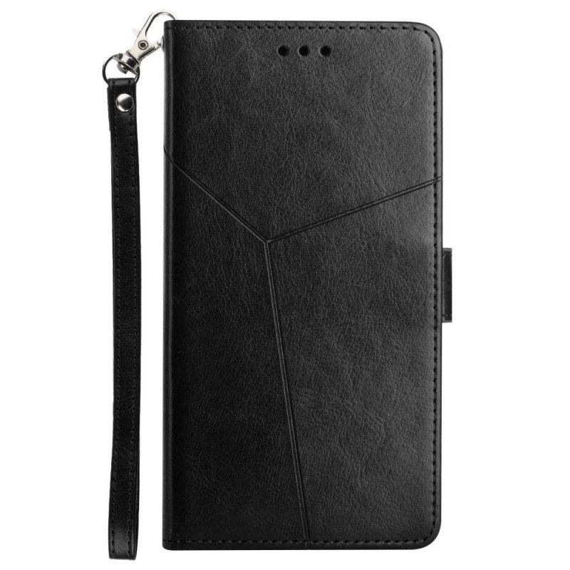 Folio-hoesje voor Xiaomi 11T / 11T Pro Stijl Leer Geo Y Design