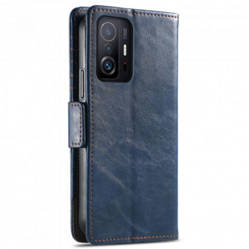 Folio-hoesje voor Xiaomi 11T / 11T Pro Tweekleurige Dubbele Sluiting