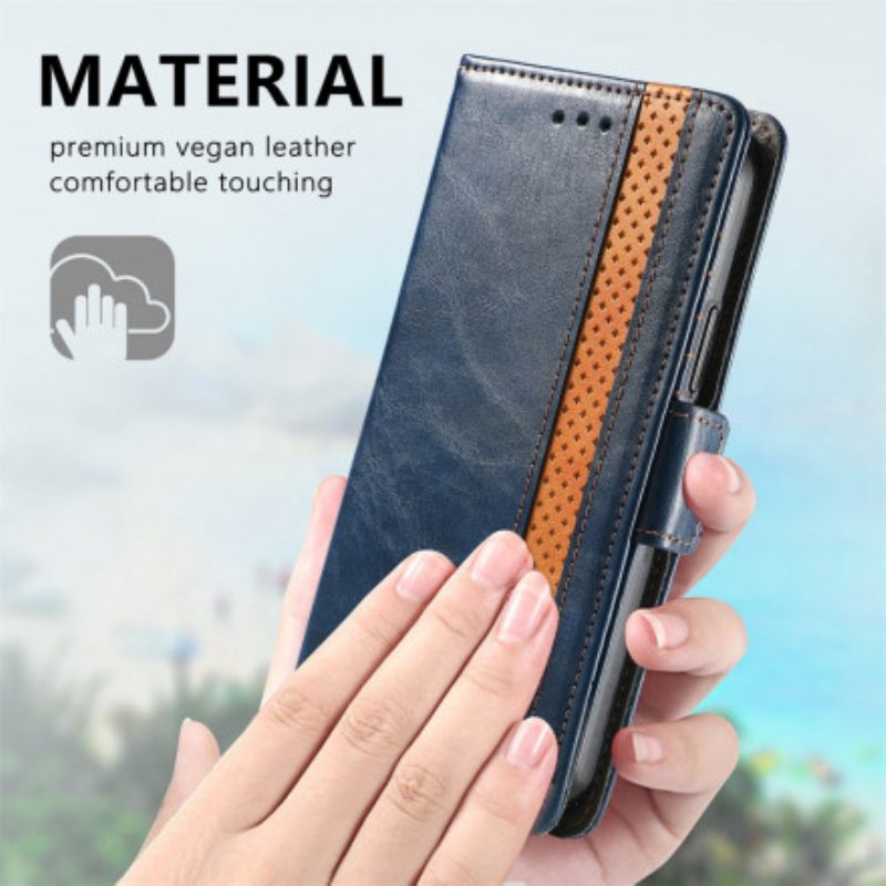 Folio-hoesje voor Xiaomi 11T / 11T Pro Tweekleurige Dubbele Sluiting