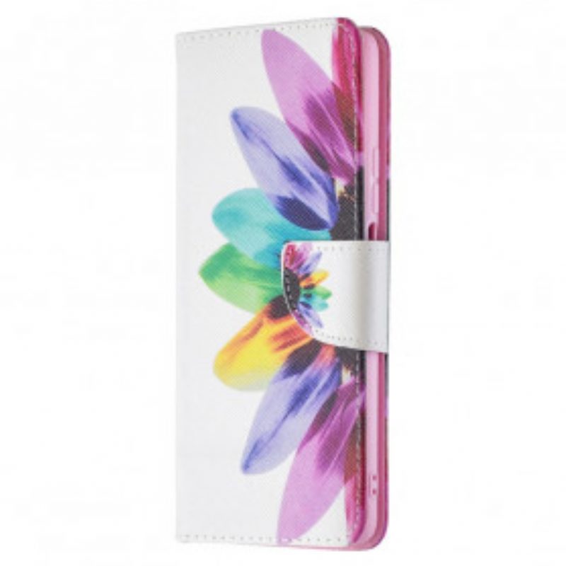 Folio-hoesje voor Xiaomi 11T / 11T Pro Waterverf Bloem