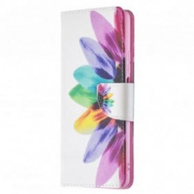 Folio-hoesje voor Xiaomi 11T / 11T Pro Waterverf Bloem