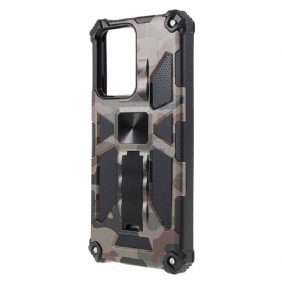 Hoesje voor Xiaomi 11T / 11T Pro Camouflage Verwijderbare Ondersteuning