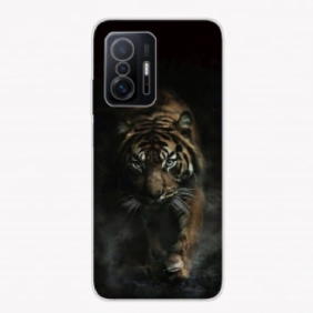 Hoesje voor Xiaomi 11T / 11T Pro Flexibele Tijger