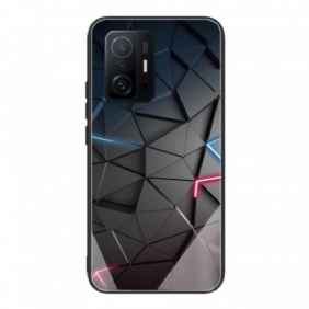 Hoesje voor Xiaomi 11T / 11T Pro Geometrie Van Gehard Glas