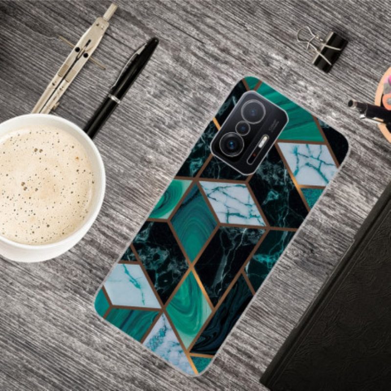 Hoesje voor Xiaomi 11T / 11T Pro Geometrisch Marmer