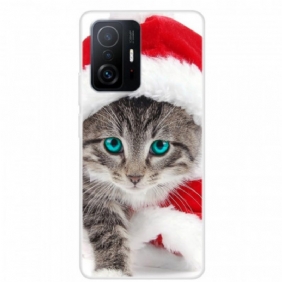 Hoesje voor Xiaomi 11T / 11T Pro Kerst Kat