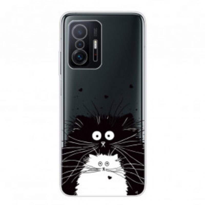 Hoesje voor Xiaomi 11T / 11T Pro Kijk Naar De Katten