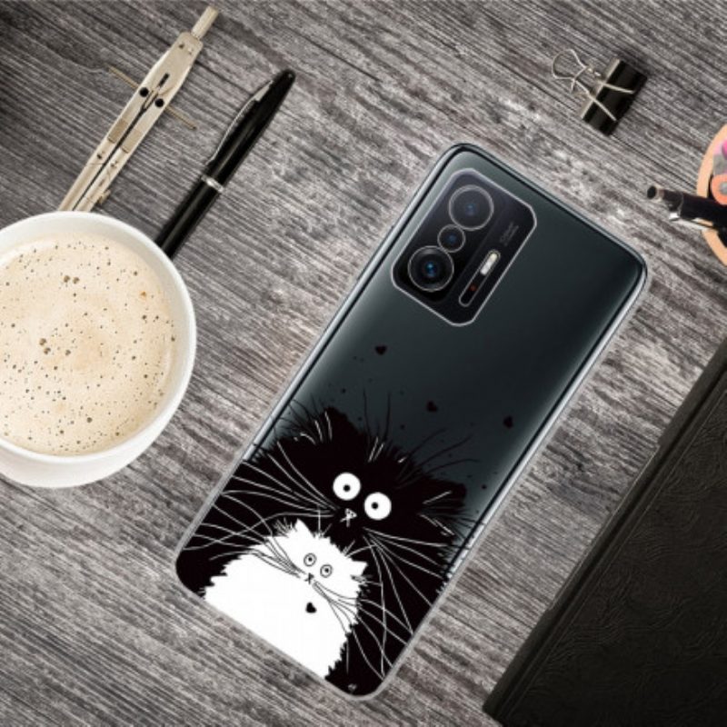 Hoesje voor Xiaomi 11T / 11T Pro Kijk Naar De Katten