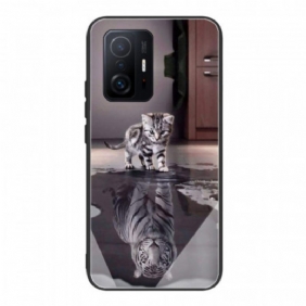 Hoesje voor Xiaomi 11T / 11T Pro Kittendroom Van Gehard Glas