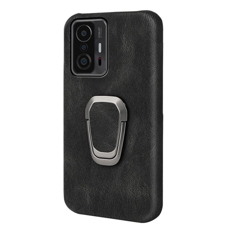 Hoesje voor Xiaomi 11T / 11T Pro Leather Effect Ring-ondersteuning Nieuwe Kleuren