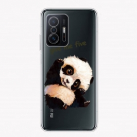 Hoesje voor Xiaomi 11T / 11T Pro Naadloze Panda Geef Me Vijf