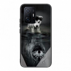 Hoesje voor Xiaomi 11T / 11T Pro Puppy Dream Gehard Glas