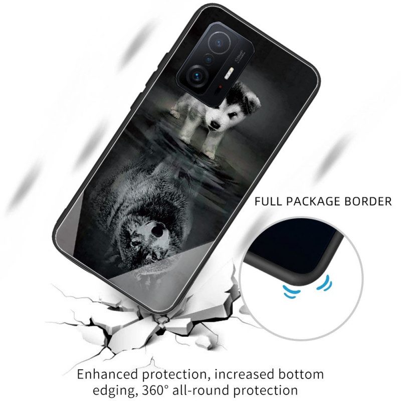 Hoesje voor Xiaomi 11T / 11T Pro Puppy Dream Gehard Glas