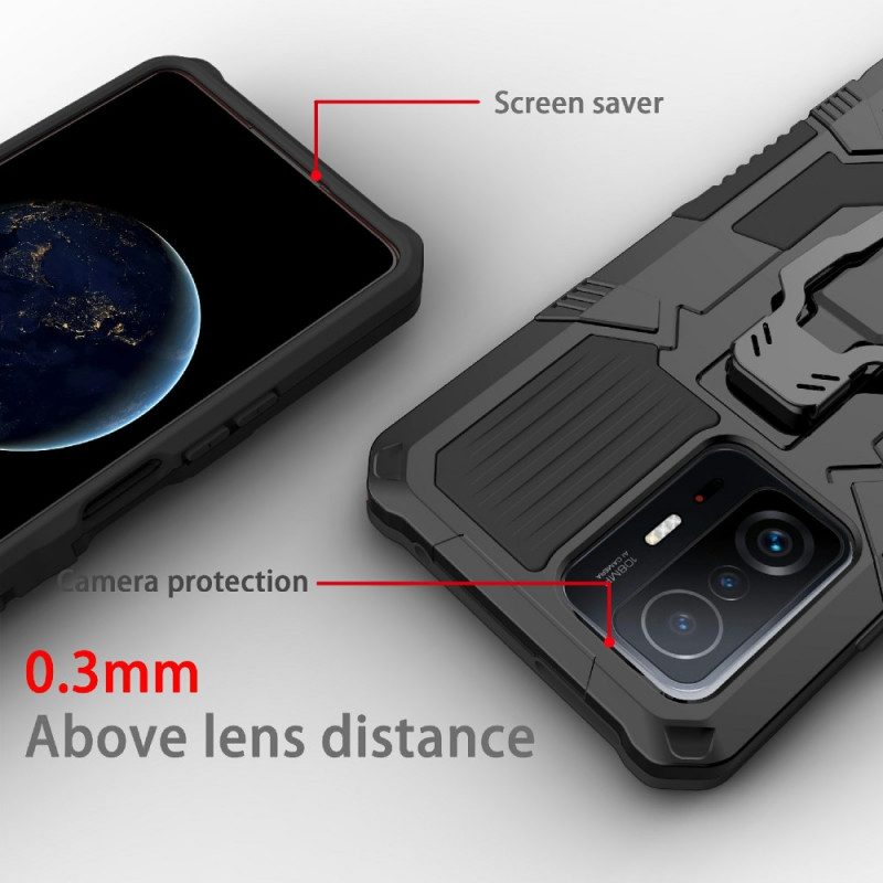 Hoesje voor Xiaomi 11T / 11T Pro Robot Met Riemclip