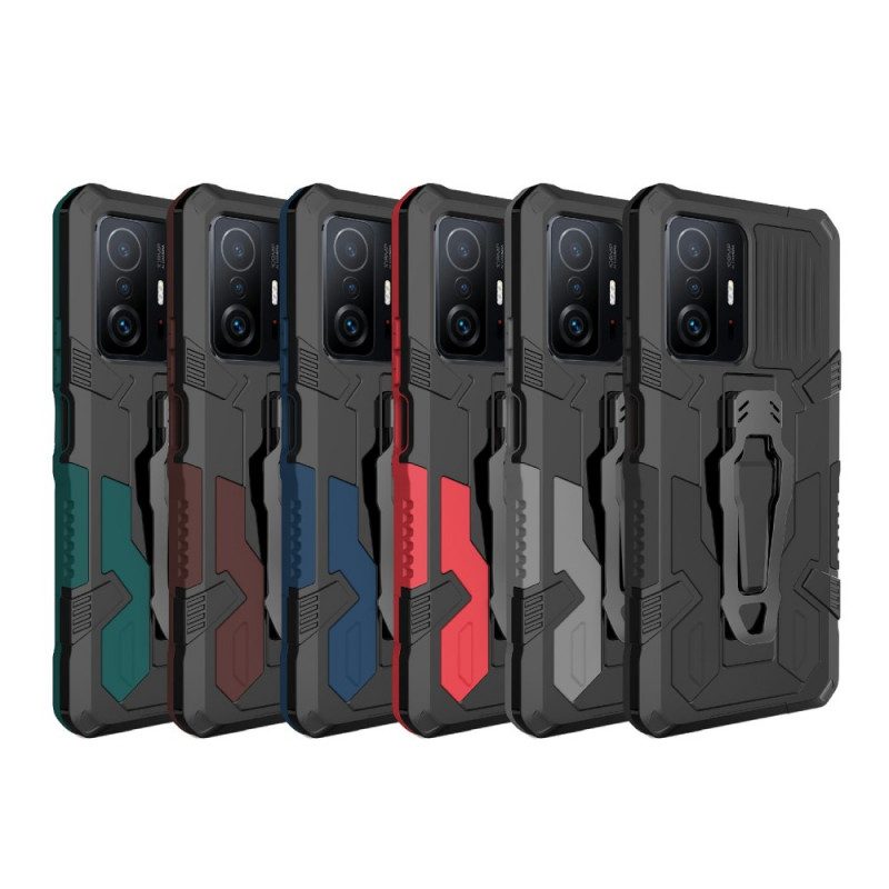 Hoesje voor Xiaomi 11T / 11T Pro Robot Met Riemclip