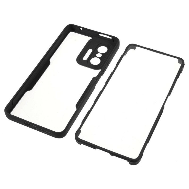 Hoesje voor Xiaomi 11T / 11T Pro Schuine Rand Hybride