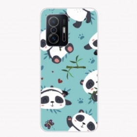 Hoesje voor Xiaomi 11T / 11T Pro Stelletje Panda's