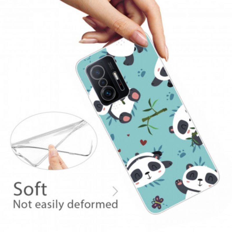 Hoesje voor Xiaomi 11T / 11T Pro Stelletje Panda's