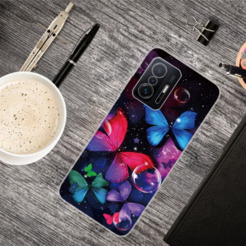 Hoesje voor Xiaomi 11T / 11T Pro Wilde Vlinders