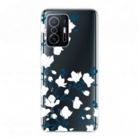 Hoesje voor Xiaomi 11T / 11T Pro Witte Bloemen