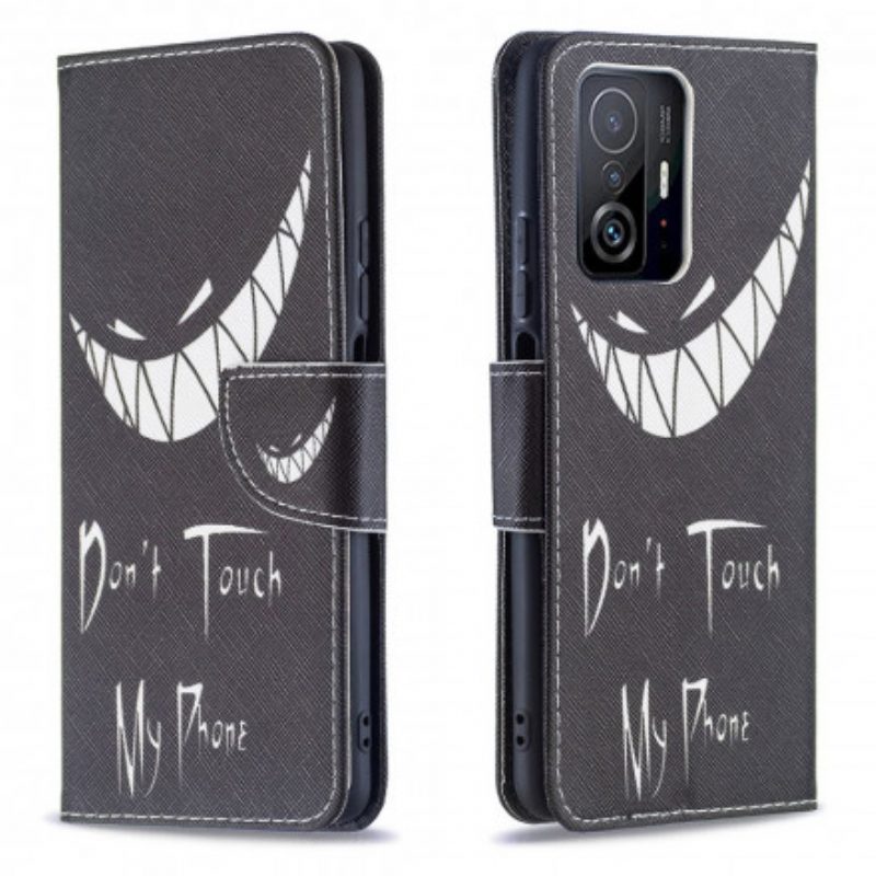 Leren Hoesje voor Xiaomi 11T / 11T Pro Duivels Telefoon