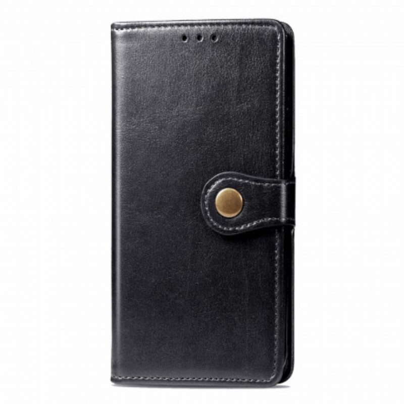 Leren Hoesje voor Xiaomi 11T / 11T Pro Kunstleer En Vintage Sluiting