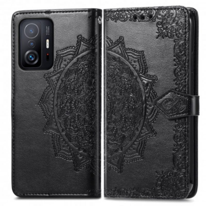 Leren Hoesje voor Xiaomi 11T / 11T Pro Mandala Middeleeuwen