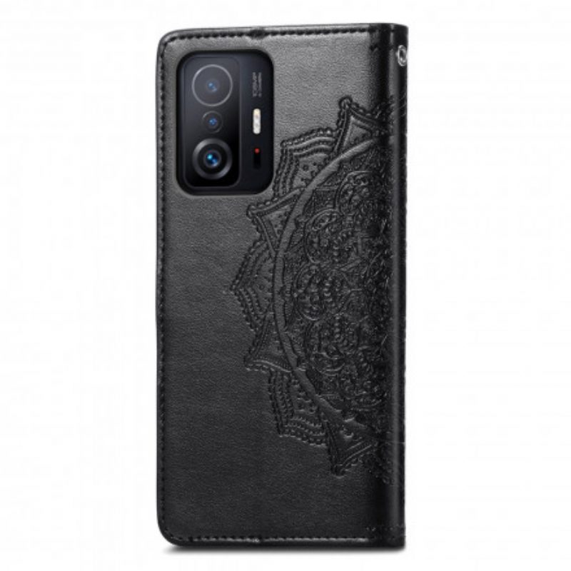 Leren Hoesje voor Xiaomi 11T / 11T Pro Mandala Middeleeuwen