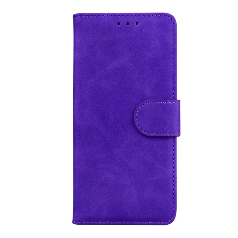 Leren Hoesje voor Xiaomi 11T / 11T Pro Monochroom Leereffect