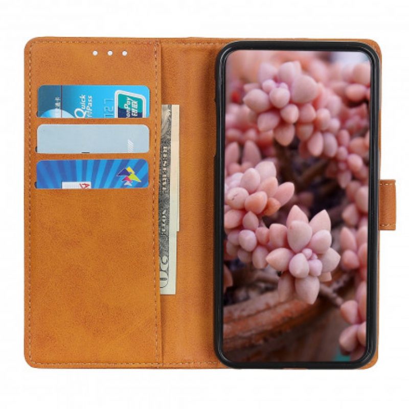 Leren Hoesje voor Xiaomi 11T / 11T Pro Retro Mat Leereffect