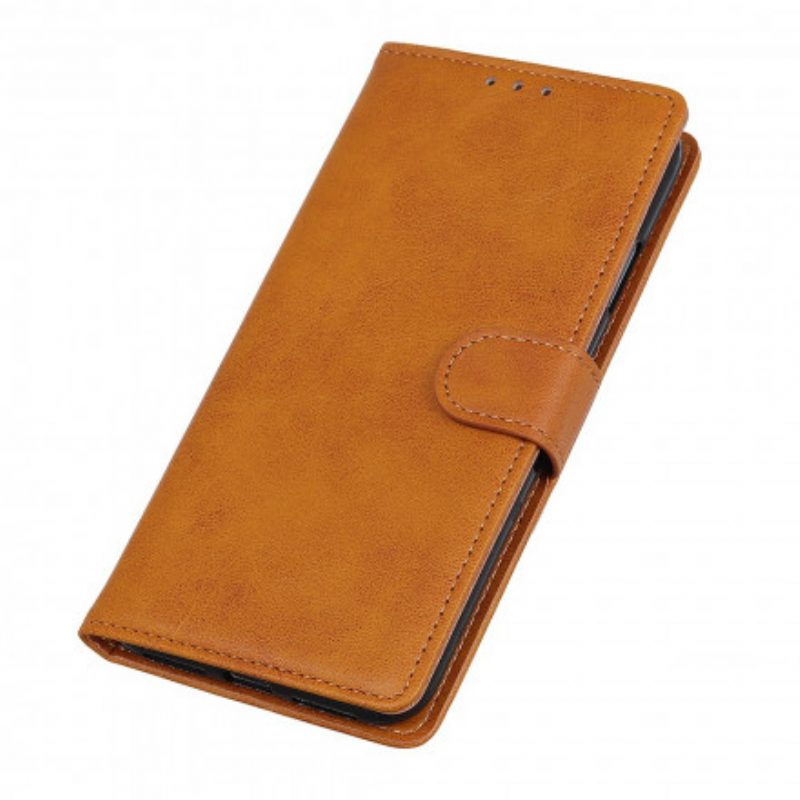 Leren Hoesje voor Xiaomi 11T / 11T Pro Retro Mat Leereffect