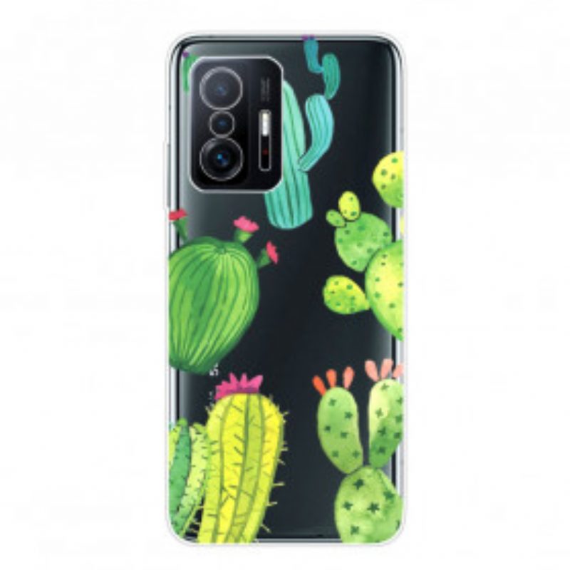 Telefoonhoesje voor Xiaomi 11T / 11T Pro Aquarel Cactussen