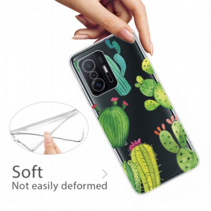 Telefoonhoesje voor Xiaomi 11T / 11T Pro Aquarel Cactussen