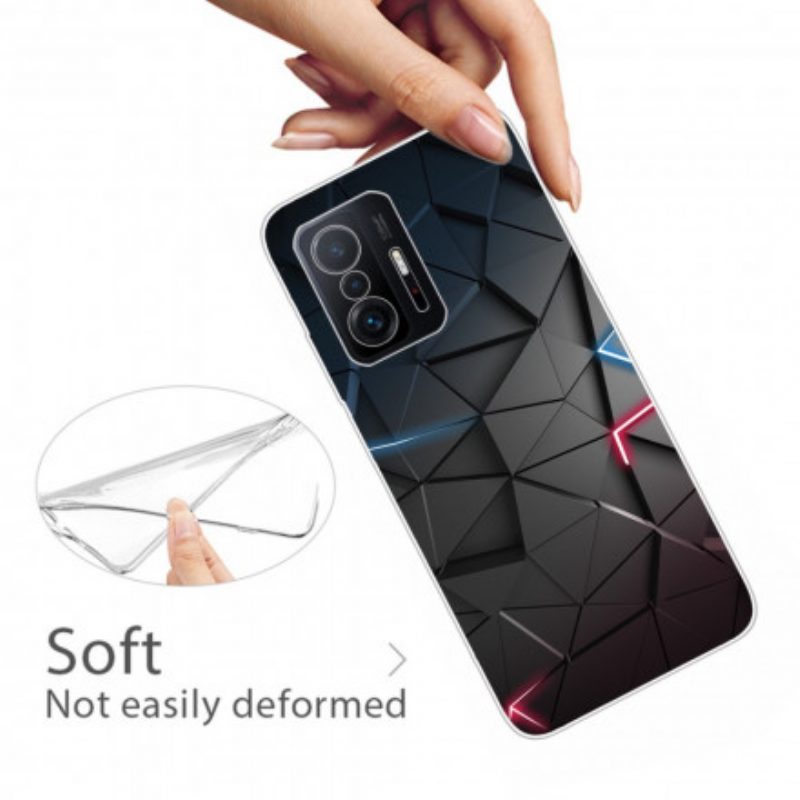 Telefoonhoesje voor Xiaomi 11T / 11T Pro Flexibele Geometrie