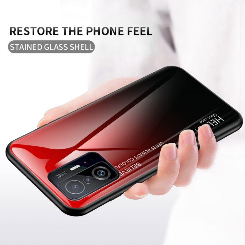 Telefoonhoesje voor Xiaomi 11T / 11T Pro Gehard Glas Hallo