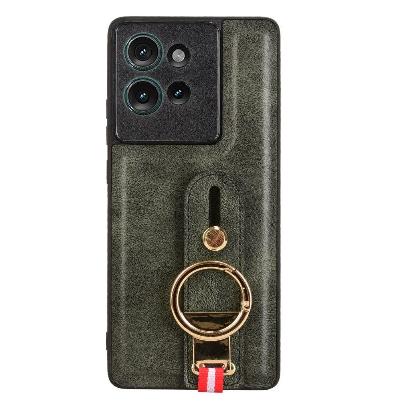 Case Hoesje Motorola Edge 50 Telefoonhoesje Riem En Flesopener