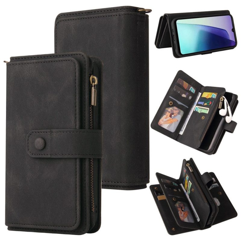 Leren Hoesje Voor Motorola Edge 50 Multifunctioneel