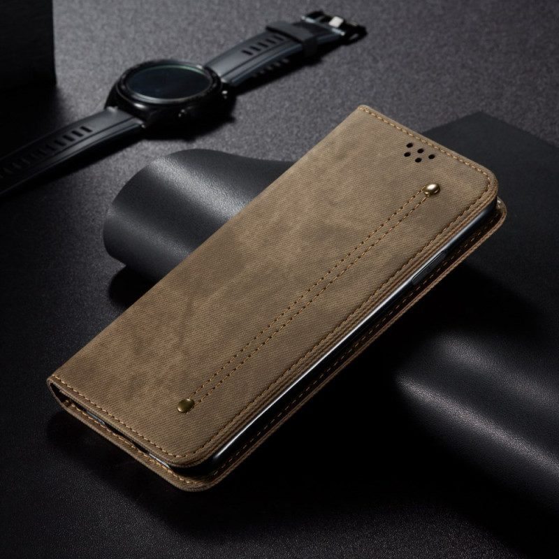 Folio-hoesje Voor Xiaomi 14 Jeansstof