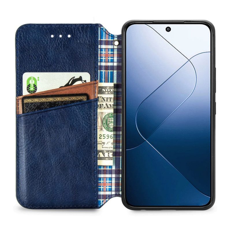 Folio-hoesje Xiaomi 14 Telefoonhoesje 3d-patroon