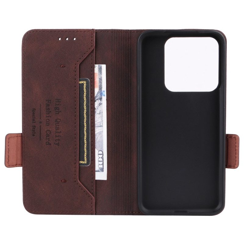 Folio-hoesje Xiaomi 14 Vintage Dubbele Sluiting