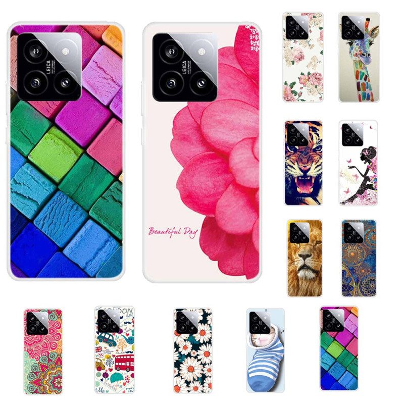 Hoesje Voor Xiaomi 14 Leeuw