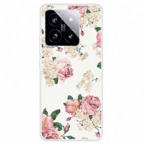 Hoesje Voor Xiaomi 14 Vrijheidsbloemen