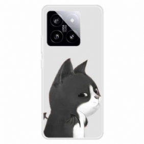 Hoesje Xiaomi 14 Kat Bescherming Hoesje