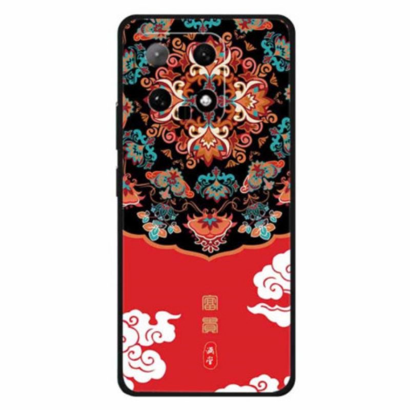 Hoesje Xiaomi 14 Met Etnische Patroonprint - Wealth / Rood