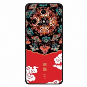 Hoesje Xiaomi 14 Met Etnische Patroonprint - Wealth / Rood