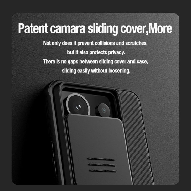 Cover Hoesje Xiaomi Redmi Note 13 Pro 5g Telefoonhoesje Camshield Pro-serie Nillkin