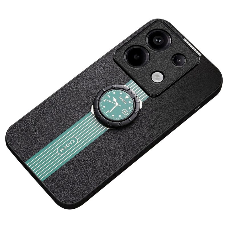 Cover Hoesje Xiaomi Redmi Note 13 Pro 5g Telefoonhoesje Designhorloge Met Ringsteun Kadem